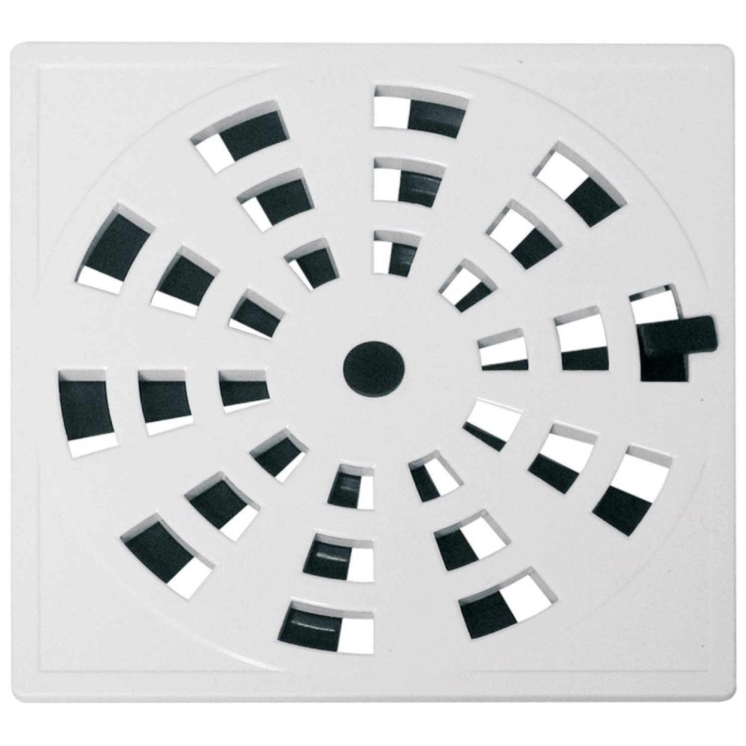 Grelha Quadrada 15 X 15cm com Anti-inseto em Pvc Modelo Ii Astra - 1