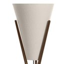 Ver imagem 2 de Luminária de Piso Louise Imbuia/Algodão Relevo 150 cm