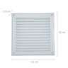 Grelha para Ventilação Quadrada 22x22cm com Tela Astra - 3