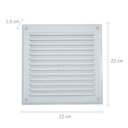 Ver imagem 3 de Grelha para Ventilação Quadrada 22x22cm sem Tela Astra Branco