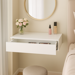 Penteadeira Camarim Suspensa para Quarto Pequeno com 1 Gaveta - 7