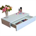 Ver imagem 4 de Penteadeira Camarim Suspensa para Quarto Pequeno com 1 Gaveta