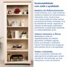 Estante para Livros 4 Prateleiras Ananda CabeCasa MadeiraMadeira - 6