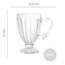 Ver imagem 4 de Jogo 10 Xícaras de Café Vidro Transparente Imperial Cristal 100ml Lyor
