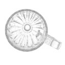 Ver imagem 3 de Jogo 10 Xícaras de Café Vidro Transparente Imperial Cristal 100ml Lyor