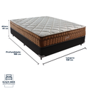 Ver imagem 3 de Cama Box e Colchão Anjos Star Pillow In Casal Anjos: Preto