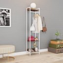 Ver imagem 7 de Estante Closet Arara 187x45cm 3 Prateleiras Active Yescasa Marrom/Nogal/Branca