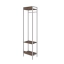Ver imagem 6 de Estante Closet Arara 187x45cm 3 Prateleiras Active Yescasa Marrom/Nogal/Branca