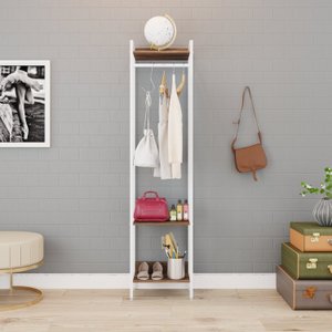 Estante Closet Arara 187x45cm 3 Prateleiras Active Yescasa