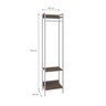 Estante Closet Arara 187x45cm 3 Prateleiras Active Yescasa - 4