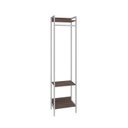 Ver imagem 3 de Estante Closet Arara 187x45cm 3 Prateleiras Active Yescasa Marrom/Nogal/Branca