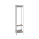 Ver imagem 3 de Estante Closet Arara 187x45cm 3 Prateleiras Active Yescasa Branco/Snow