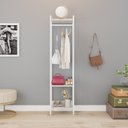 Ver imagem 1 de Estante Closet Arara 187x45cm 3 Prateleiras Active Yescasa Branco/Snow
