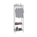 Ver imagem 2 de Estante Closet Arara 187x60cm 3 Prateleiras Active Yescasa Branco/Chess