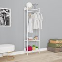 Ver imagem 7 de Estante Closet Arara 187x60cm 3 Prateleiras Active Yescasa Branco/Chess