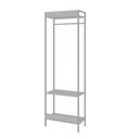 Ver imagem 6 de Estante Closet Arara 187x60cm 3 Prateleiras Active Yescasa