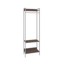 Ver imagem 3 de Estante Closet Arara 187x60cm 3 Prateleiras Active Yescasa Marrom/Nogal/Branca