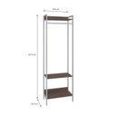 Ver imagem 4 de Estante Closet Arara 187x60cm 3 Prateleiras Active Yescasa