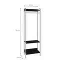 Ver imagem 4 de Estante Closet Arara 187x60cm 3 Prateleiras Active Yescasa