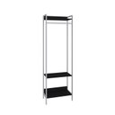 Ver imagem 3 de Estante Closet Arara 187x60cm 3 Prateleiras Active Yescasa Preto/Ônix/Branca