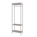 Ver imagem 6 de Estante Closet Arara 187x60cm 3 Prateleiras Active Yescasa Branco/Snow