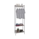 Ver imagem 2 de Estante Closet Arara 187x60cm 3 Prateleiras Active Yescasa Branco/Snow