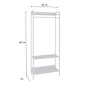 Ver imagem 4 de Estante Closet Arara 187x80cm 3 Prateleiras Active Yescasa Branco/Chess