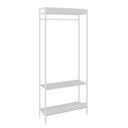 Ver imagem 6 de Estante Closet Arara 187x80cm 3 Prateleiras Active Yescasa Branco/Chess