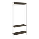 Ver imagem 6 de Estante Closet Arara 187x80cm 3 Prateleiras Active Yescasa Marrom/Carvalho Dark/Branca