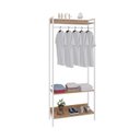 Ver imagem 2 de Estante Closet Arara 187x80cm 3 Prateleiras Active Yescasa