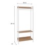 Estante Closet Arara 187x80cm 3 Prateleiras Active Yescasa - 4