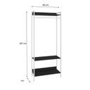 Ver imagem 4 de Estante Closet Arara 187x80cm 3 Prateleiras Active Yescasa