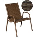 Ver imagem 3 de Kit 4 Cadeiras Ipanema Area Externa, Jardim Junco Envelhecido