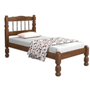 Ver imagem 2 de Cama Solteiro Madeira Maciça - Palmo Castanho