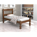 Ver imagem 1 de Cama Solteiro Madeira Maciça - Palmo Castanho