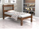 Ver imagem 1 de Cama Solteiro Madeira Maciça - Palmo Castanho