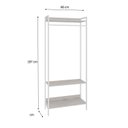 Ver imagem 4 de Estante Closet Arara 187x80cm 3 Prateleiras Active Yescasa