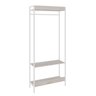 Estante Closet Arara 187x80cm 3 Prateleiras Active Yescasa - 6