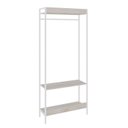 Ver imagem 6 de Estante Closet Arara 187x80cm 3 Prateleiras Active Yescasa Branco/Snow