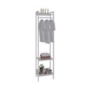 Ver imagem 2 de Estante Closet Arara 187x45cm 3 Prateleiras Active Yescasa Branco/Chess