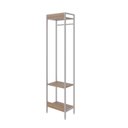 Ver imagem 6 de Estante Closet Arara 187x45cm 3 Prateleiras Active Yescasa Marrom/Lâmina Mel/Branca