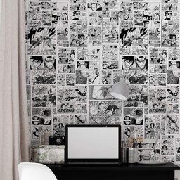 Papel De Parede Adesivo Lavável Quarto Mangá Naruto Anime 1mx50cm - 2