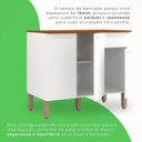 Ver imagem 7 de Balcão 3 Portas 1 Gaveta Cozinha Madri