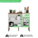 Ver imagem 6 de Balcão 3 Portas 1 Gaveta Cozinha Madri