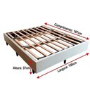 Ver imagem 5 de Base para Cama Box Queen Base Cama Box Desmontável e Prática Cinza 156cm