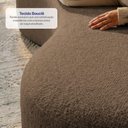 Ver imagem 4 de Sofá Veda 1,88m Xpand Tech Tecido Bouclê Marrom Cama Inbox