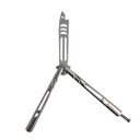 Ver imagem 1 de Canivete Shark Butterfly Bsl-1 sem Lâmina Prateado Aço Inox