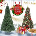 Ver imagem 1 de Árvore de Natal Pinheiro Luxo 2,10m 1200 Galhos Tradicional Verde Premium Grande Cheia Luvinco