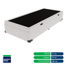 Cama Box com Baú Solteiro Branca Comfort Prime 78x188 - 3