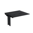 Ver imagem 1 de Complemento de Mesa Plataforma para Coworking para 2 Pessoas 130x120 130cm Industrial Preto